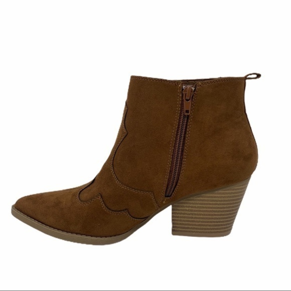 Kaari Blue Western Ankle Boots - Picture 4 of 11